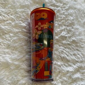 Starbucks Discovery Series Atlanta Tumbler 24 oz Reusable Travel Cup with Straw